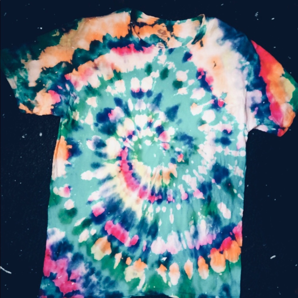 Tie dyed shirts